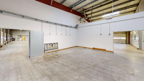 hinterer Teil der Halle